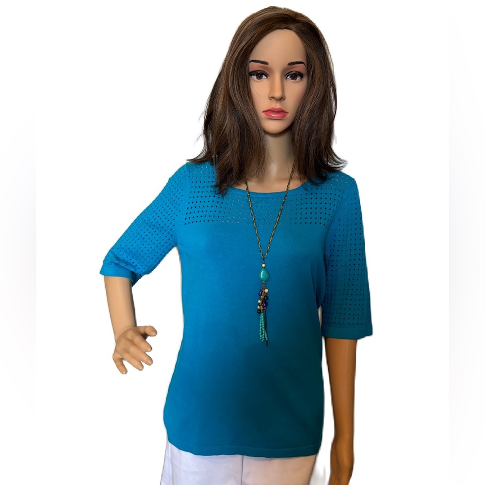 NWT Cable & Gauge Blue Top